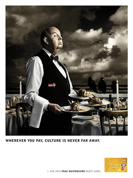 MasterCard ad. Wherever you pay, culture is never far away.